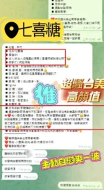 新竹外送茶-七喜糖　