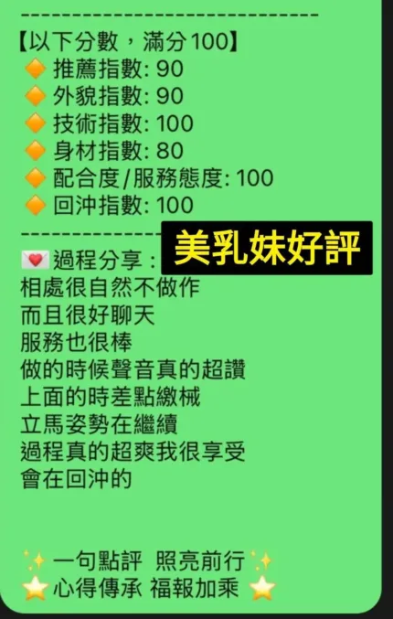 台中定點茶-美乳妹
